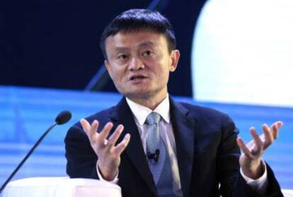 Jack Ma este miércoles en una charla en Manila.