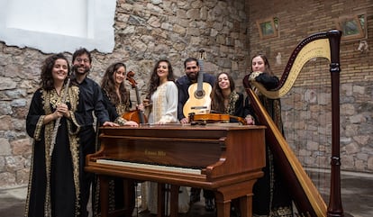 El grupo de música Athrodeel, que subirá al escenario del Palau de la Música Catalana el próximo 5 de junio, en una imagen cedida por por la organización.