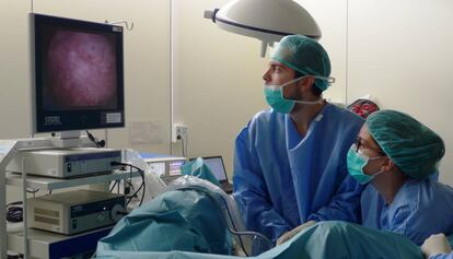 Intervenció a una pacient amb placenta accreta a Vall d'Hebron.