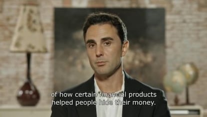Hervé Falciani en un momento del documental <CF1123>La llista de Falciani.