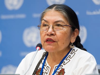 Tarcila Rivera Zea, activista quechua y presidenta ejecutiva del Foro Internacional de Mujeres Indígenas.