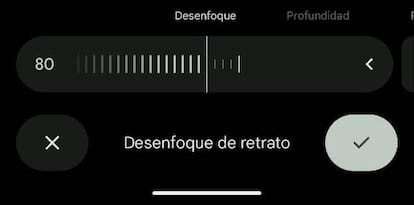 Desenfoque de una foto utilizando el Google Pixel 10
