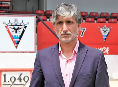 Pablo Alfaro es el actual entrenador del Mirandés.