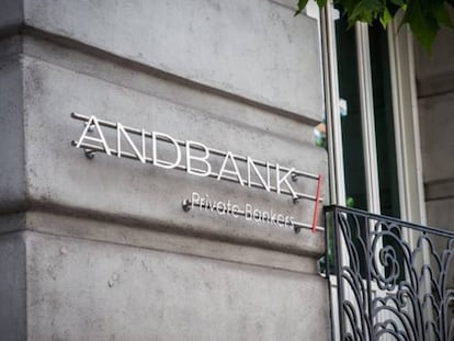 Fachada de la sede de Andbank en España