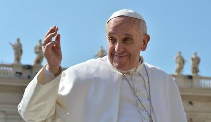 El papa Francisco, este mi&eacute;rcoles en el Vaticano.