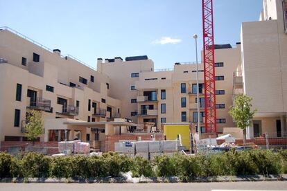 Construcci&oacute;n de viviendas en Valdebebas (Madrid)