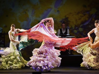 Escena de 'Estampas flamencas', del programa del Ballet Nacional de España para el 'Centenario de Antonio Ruiz Soler'.