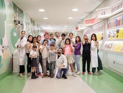 Los integrantes del laboratorio teatral Yo Cuento del Niño Jesús.