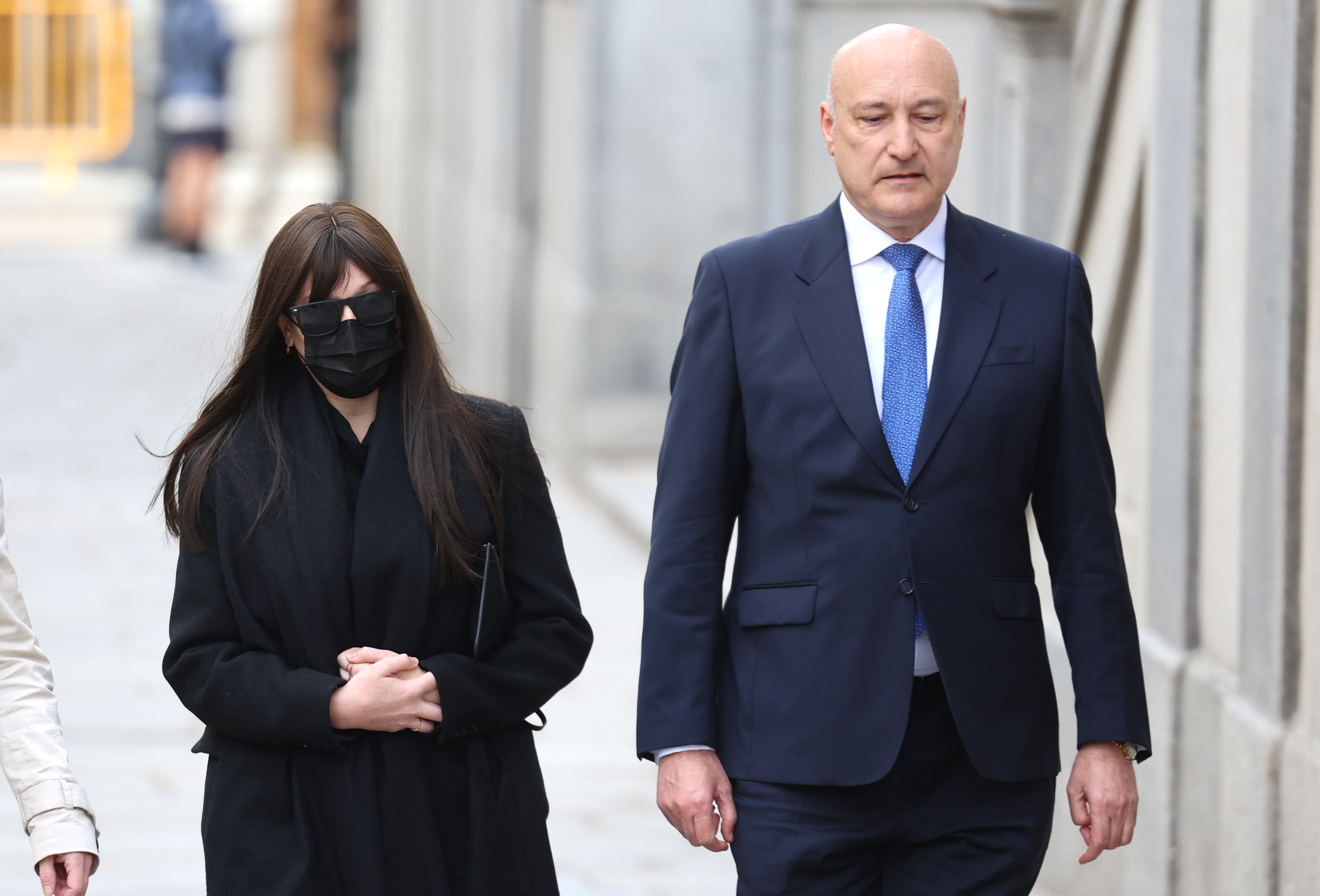 La expareja de Ábalos Jessica Rodríguez, a su salida del Tribunal Supremo, este martes.