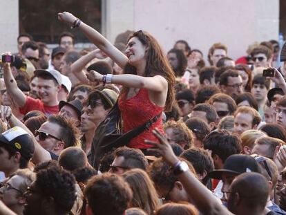 Éspectadores de una de las actuaciones del Sónar del pasado año.