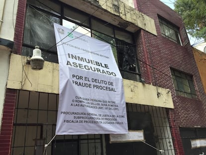 The Casillas property in Mexico City’s Escandón neighborhood remains impounded.