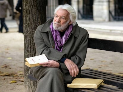 El actor Donald Sutherland en una imagen de la serie 'Crossing lines', estrenada en 2013.