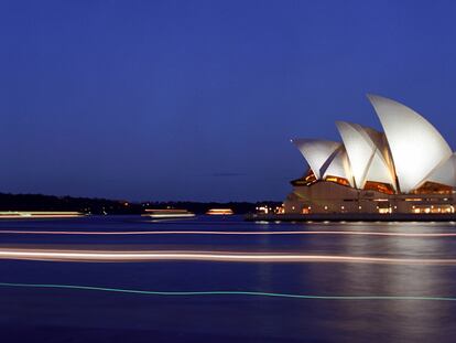 Imagen de la Ópera de Sidney, obra del arquitecto Jørn Utzon.