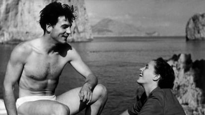 Inge Morath y Ernst Haas durante su primer encargo para Magnum, Capri, Italia, 1949