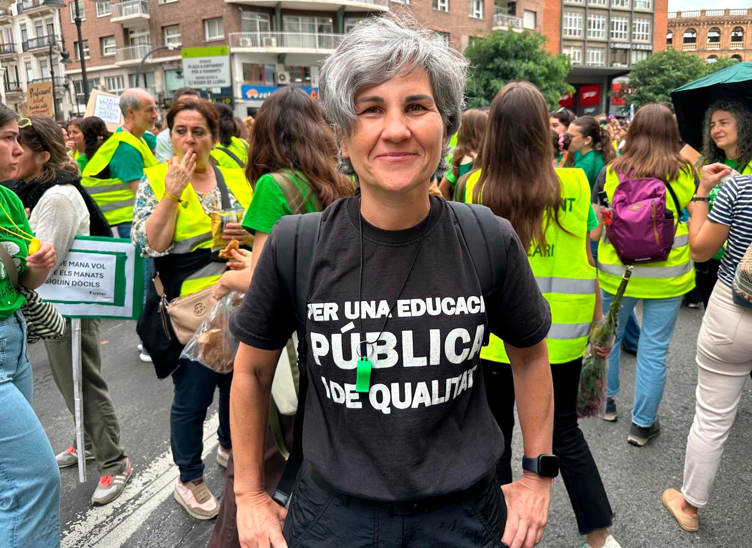 La profesora Aurelia Ponce.