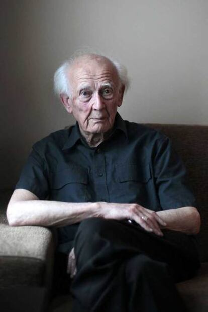 El sociólogo polaco Zygmunt Bauman, el sábado en Madrid.