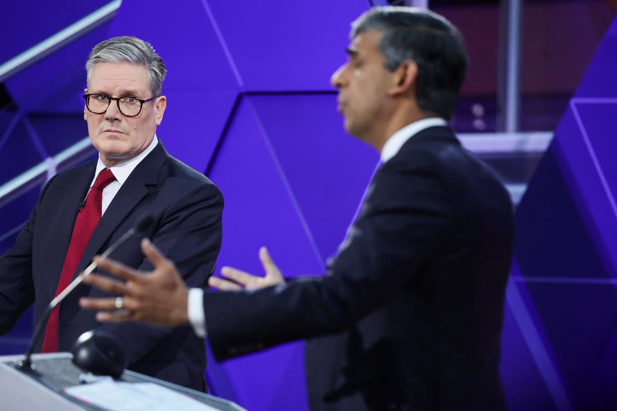 Sunak and Starmer use latest debate to accuse each other of lack of integrity