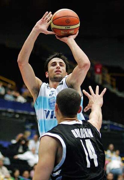 Emanuel Ginobili, líder de la selección argentina de baloncesto.