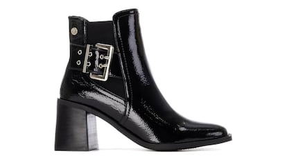 botines negros rebajados