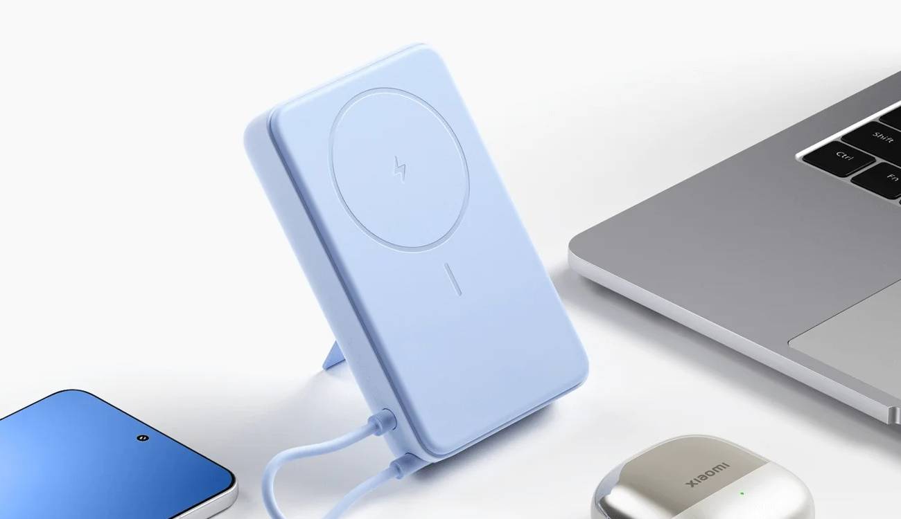 Xiaomi lanza en España una batería externa que encima funciona como soporte para tu móvil