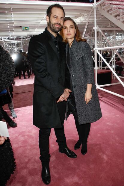 Benjamin Millepieds y Natalie Portman.