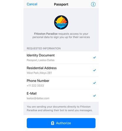 Lamentablemente, de momento sólo es compatible una app con este tipo de identificación