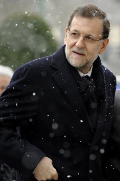 Mariano Rajoy, hoy en Bruselas.