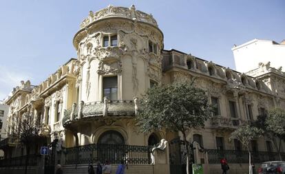 Edificio sede de la SGAE, en Madrid.