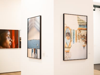 Sala de exposición de 'Aquella niebla, este silencio', de Judith Prat.