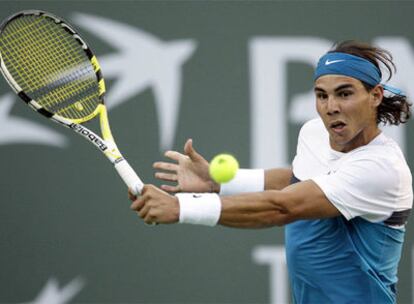 Rafa Nadal, en su partido contra el ruso Dmitry Tursunov.