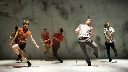 Assaig de &#039;The Room&#039;, de Thomas Noone Dance, el 2007.