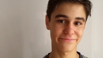 Xaime Slingerland Rodal, alumno holandés de 14 años.