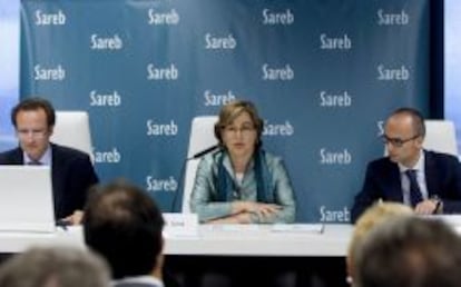 La presidenta de Sareb, Bel&eacute;n Romana, preside la &uacute;ltima junta de accionistas de la sociedad.