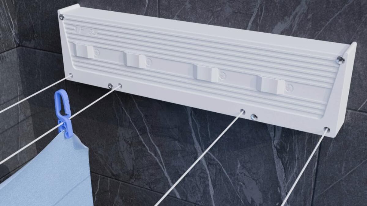 Il tendedero ha concorrenza: versione a parete ideale per piccoli appartamenti