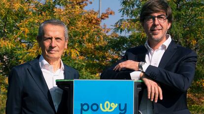 Andrea Brentan, presidente de Powy, y Federico Fea, consejero delegado.