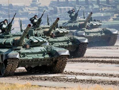 Las maniobras militares de Rusia y China, en imágenes