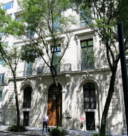 La mansión de Jeffrey Epstein en el Upper East Side de Nueva York.