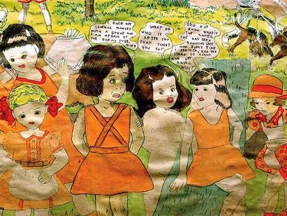 'Guerra Infantil', acuarela de Henry Darger
