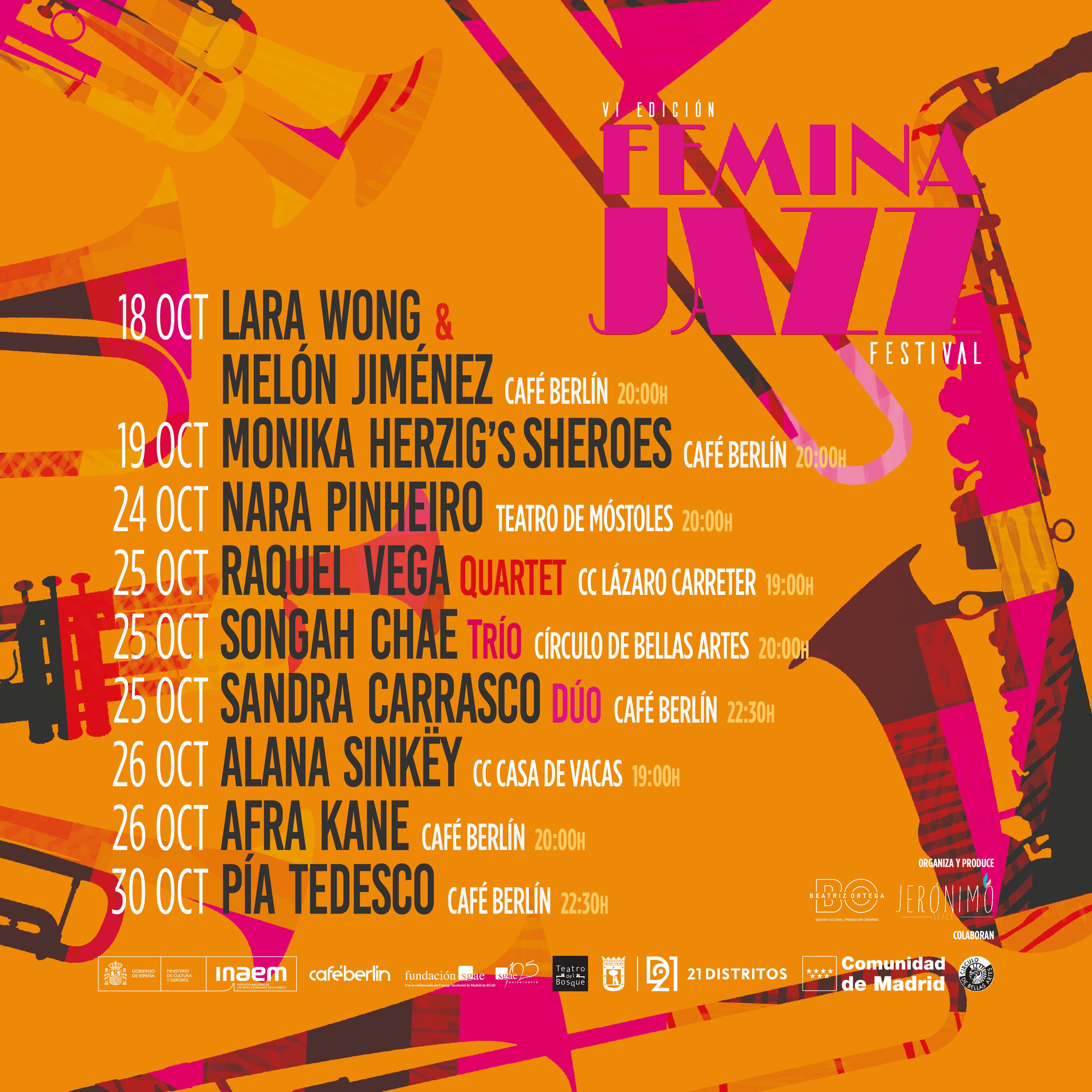 Disfruta de la VI edición de FeminaJazz