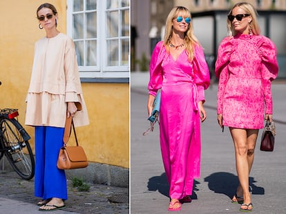 Las invitadas a los desfiles de Copenhague, en chanclas.