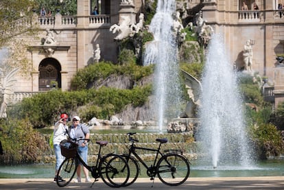 Cascada en el Parque de la Ciutadella Barcelona