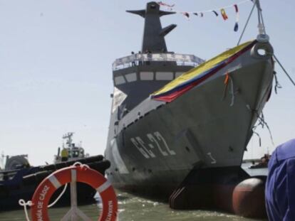 Un trabajador de Navantia en el astillero de SanFernando-Puerto Real (C&aacute;diz).