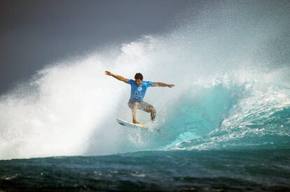 El brasiñelo Italo Ferreira, ganador de la quinta ronda de la prueba.