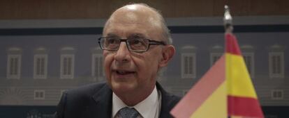 Cristóbal Montoro, durante una conferencia el pasado julio.