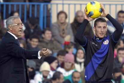 Manzano, durante el partido