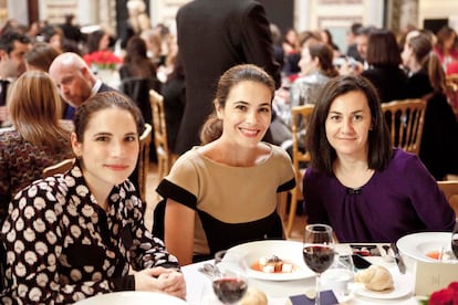Marta de Pablos, (Jones New York), Mónica Pueyo (Garnier y Maybelline) y Natalia González (L'oreal).
