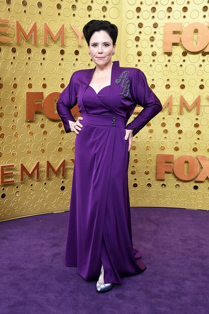 Alex Borstein, de La marvillosa Sra. Maisel. Por segundo año consecutivo se ha llevado el premio a mejor actriz de reparto por su trabajo en la serie.