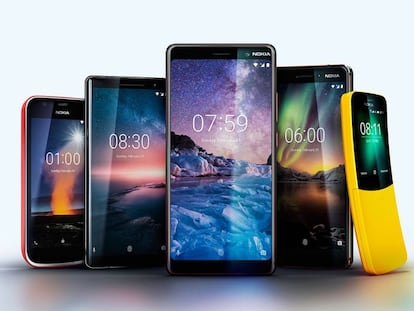 Nokia lanza 5 nuevos móviles, desde los 69 euros hasta un tope de gama de pantalla curva