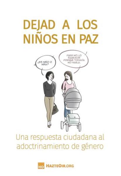 Portada del libro enviado a los colegios por hazte Oír.