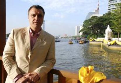 El presidente de la Confederación Española de Agencias de Viajes, Rafael Gallego Nadal, en el hotel Shangri-La de Bangkok. EFE/Archivo